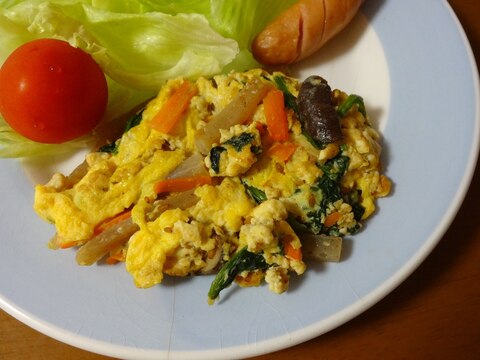 簡単リメイク 白和えのタマゴ炒め レシピ 作り方 By みーちゃん6914 楽天レシピ